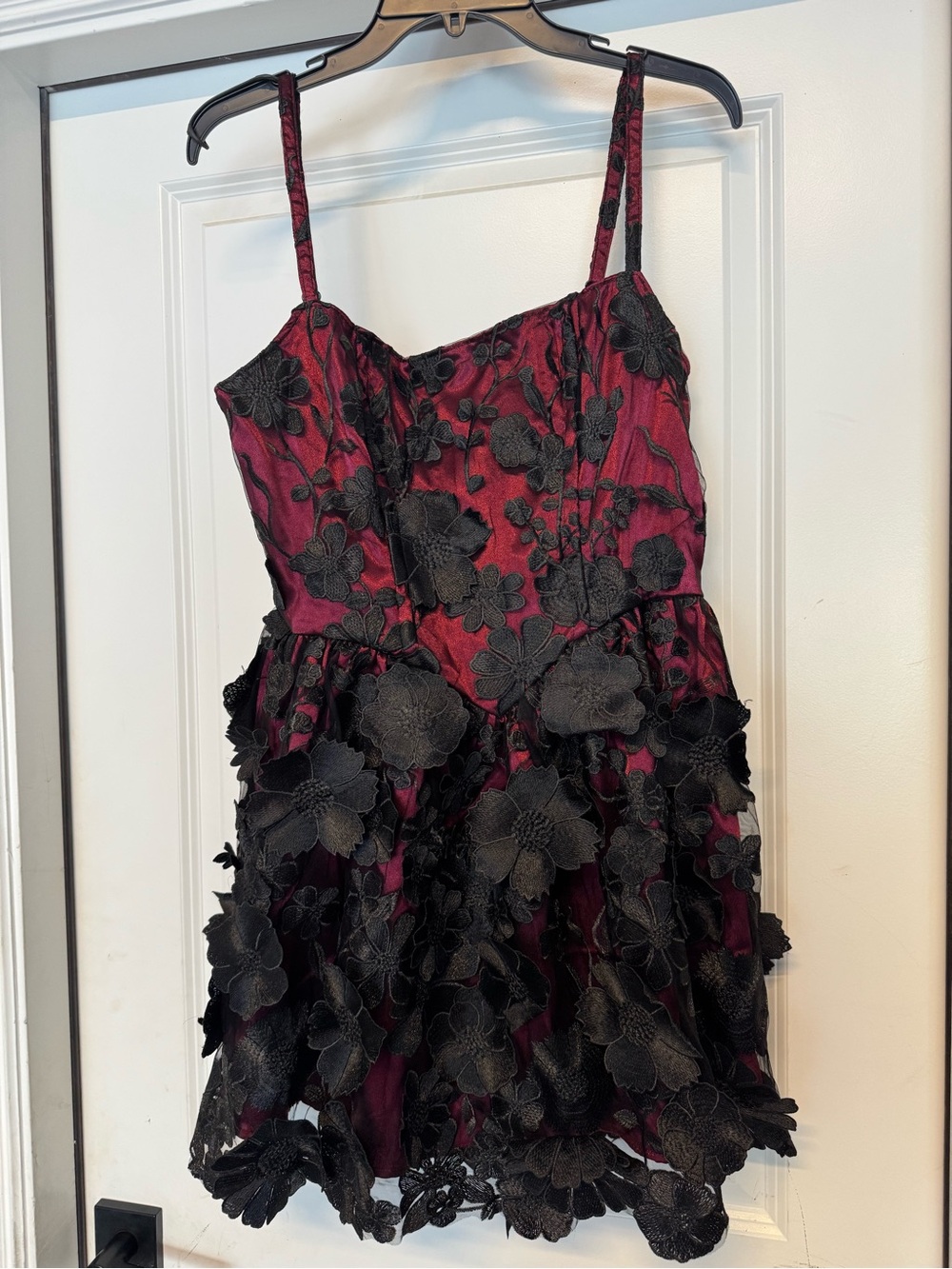 Sugar Thrillz Black and Red Mini Dress NWT